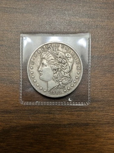 1901 p Morgan dollar XF hole filler NOT SILVER