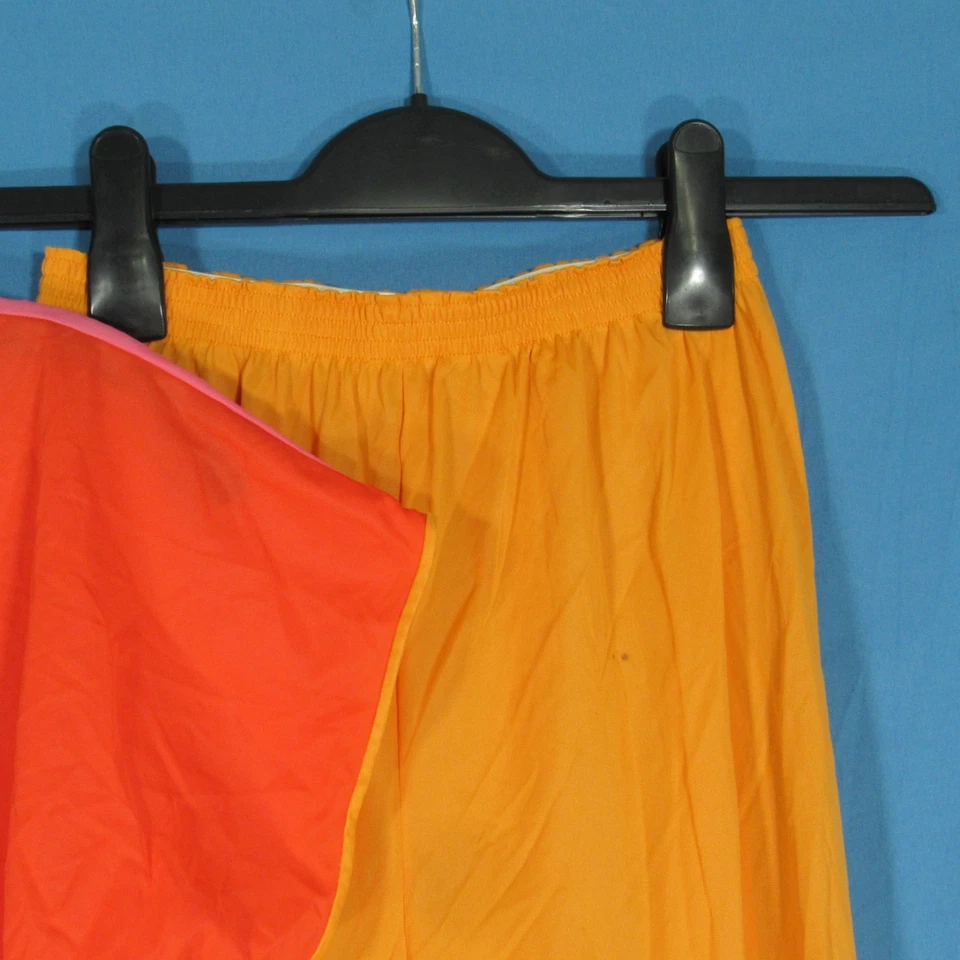 DE COLECCIÓN VANITY FAIR Naranja/Rojo/Rosa COLORBLOCK Salón PIJAMAS CONJUNTO Top/Pantalones Talla 34 Foto 4 de 4