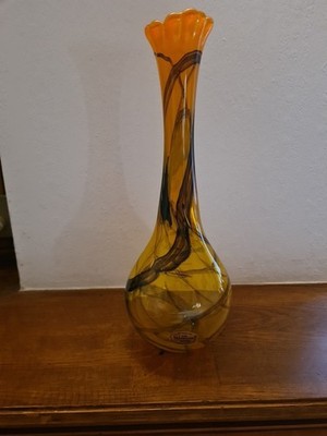 STUDIO Kristall Glas Skulptur Rolf Weimers  Clausthal-Zellerfeld Vintage 27cm H