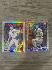 2023 Topps Chrome 1988 Baseball/2024 Topps SilverPack Gerritt Cole #88CU-6/T89-4