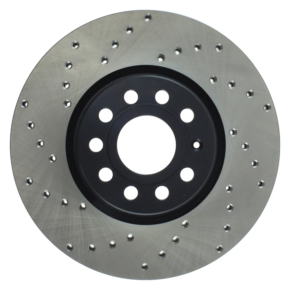 For Volkswagen Jetta 05-18 Brake Rotor Sport Drilled 1-Piece Front Passenger Foto 2 de 4