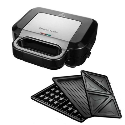 Russell Hobbs Creations 3-in-1-Toaster 26810-56, 820 W, für Sandwiches, Waffeln