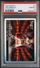 2024 PANINI SELECT JOE NAMATH ALTER EGO CASE HIT SSP #11 PSA 10 GEM MINT