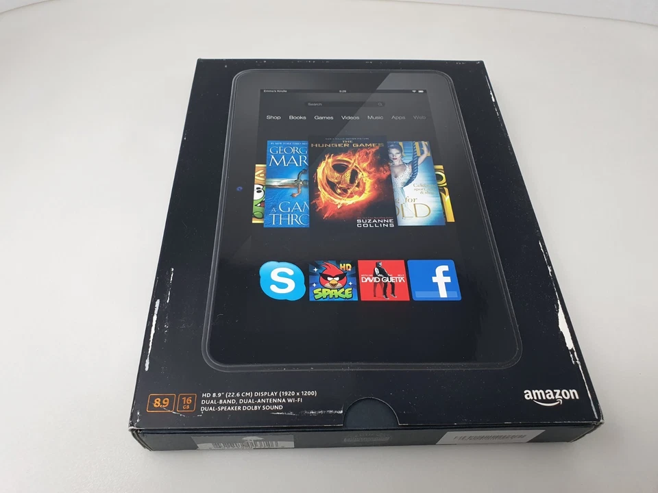 Amazon Kindle Fire HD 8.9" 1st Generation, 2012 16GB, Wi-Fi,  Black New - Image 3 of 4