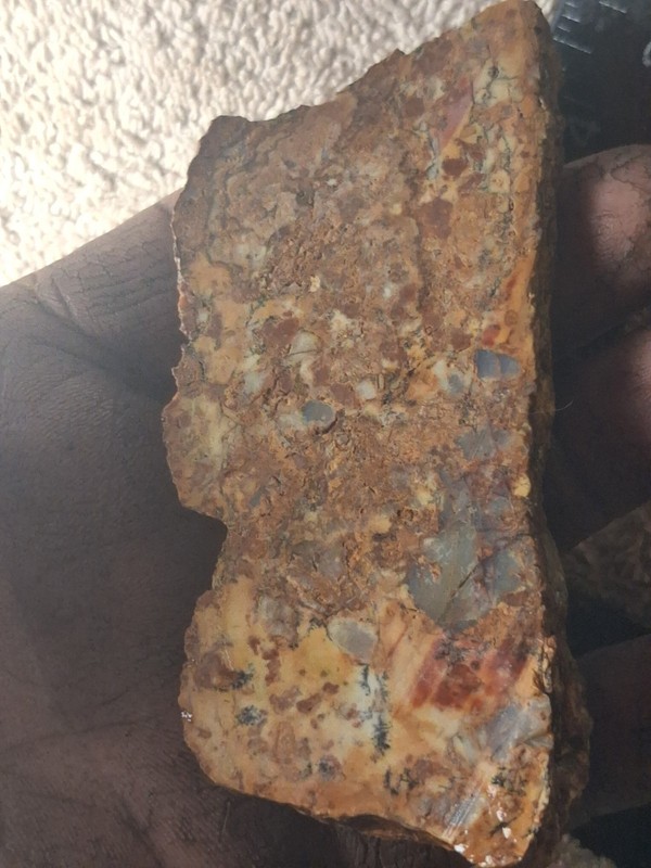 rough slab Jasper 85g. 5/16" Thick Lapidary Cabbing #BB-1
