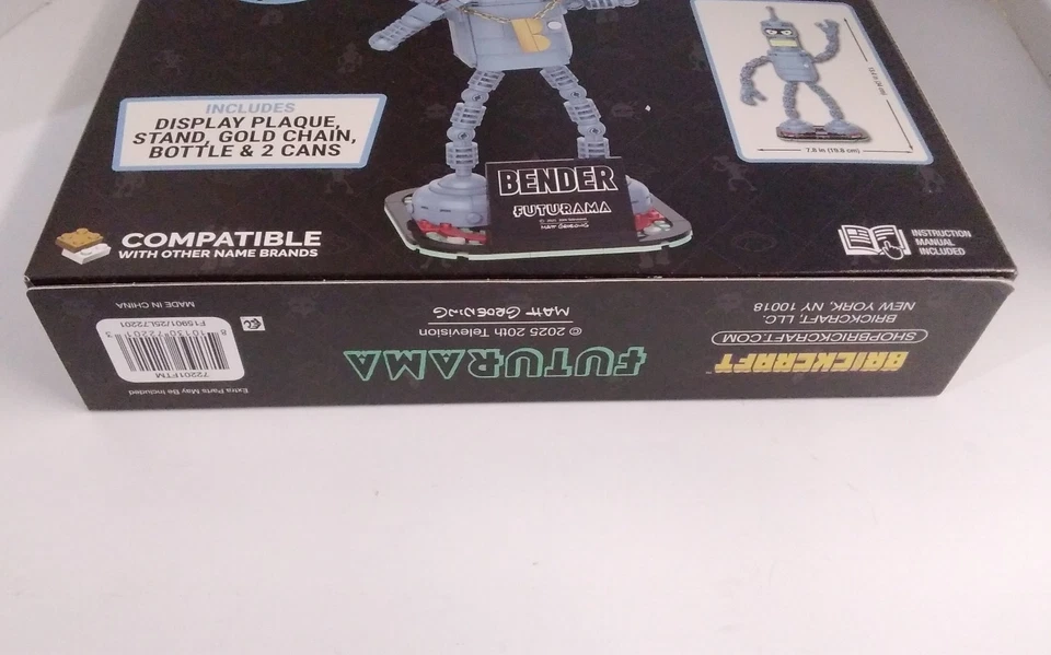 Brickcraft Futurama Bender Set 72201 Building Block Toy Robot Figure New - Image 2 of 4