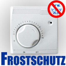 Frostschutzthermostat Temperaturregler Frostwächter Freiflächenheizung -5..15°C