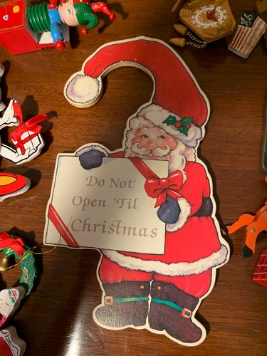 Set of 9 Vintage Christmas Wooden Decorations Ornaments - Bild 5 von 11