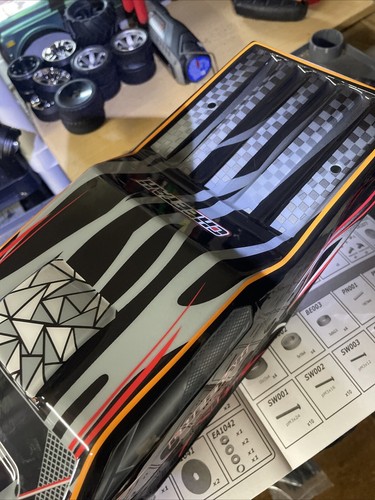 🇺🇸 RC Body Truck Car Cover EA1025 JLB Racing 🐆 11101 1/10 Decals - Picture 10 of 14
