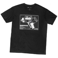 Firefly Loot Crate Exclusive Lassiter Blueprint Pistol T Shirt Mens NEW