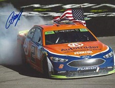 AUTOGRAPHED 2018 Brad Keselowski 2 Auto Trader LAS VEGAS PLAYOFF RACE WIN Sout