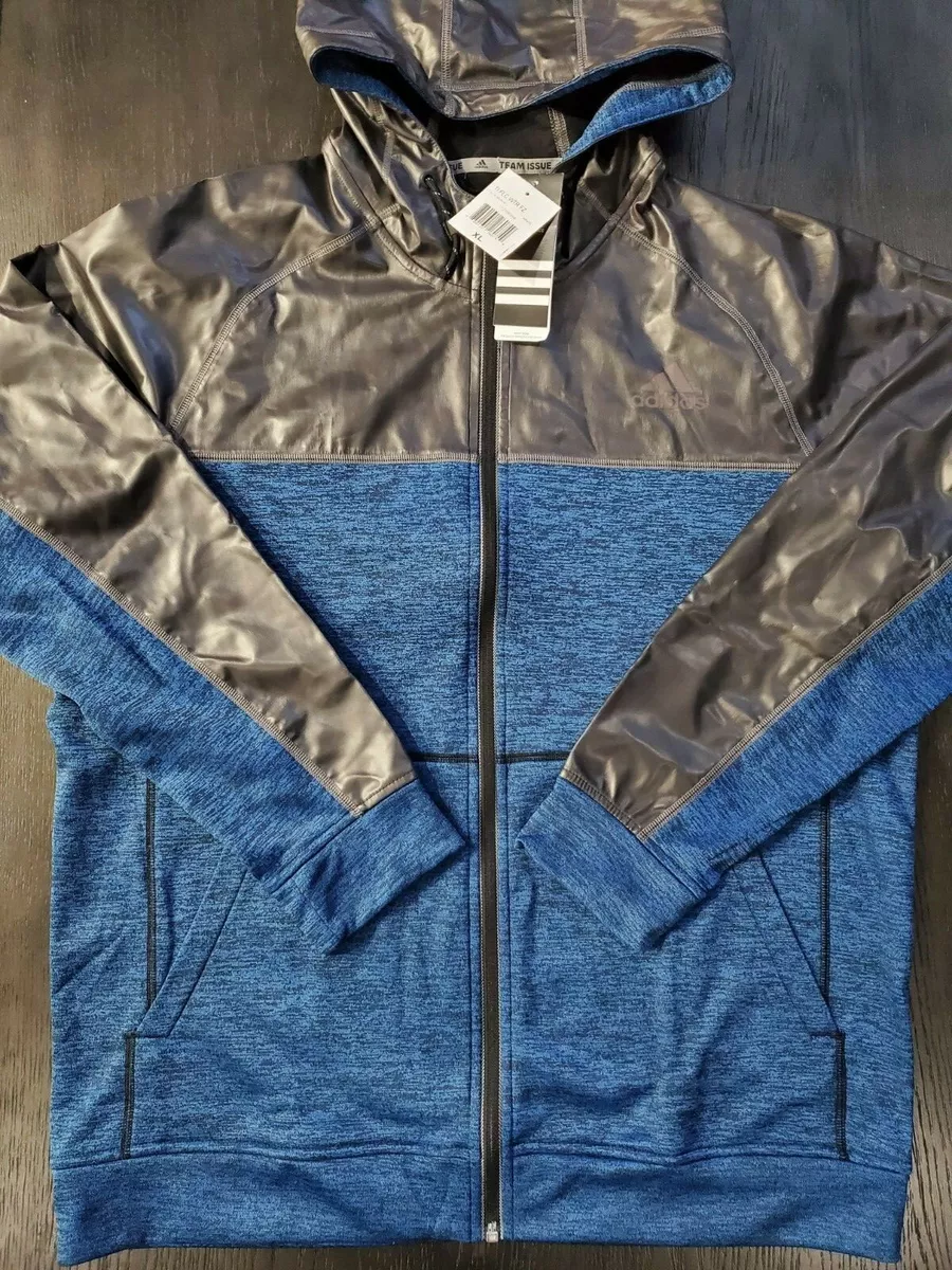 Adidas climawarm hotsell hoodie blue