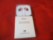 Miniso Pro Over Ear Bluetooth TPE Cable earbuds OWS Stereo New