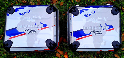 Honda Africa Twin Pannier 2 SIDE CASES HIGH QUALITY decals custom graphics