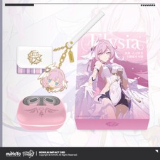 Official Honkai Impact 3 Elysia Bluetooth Headset Pink Earphone Limited Earbud