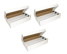 3X BCW Super Shoe Storage Box (3,000 CT.) Holds over 600 3x4 toploads