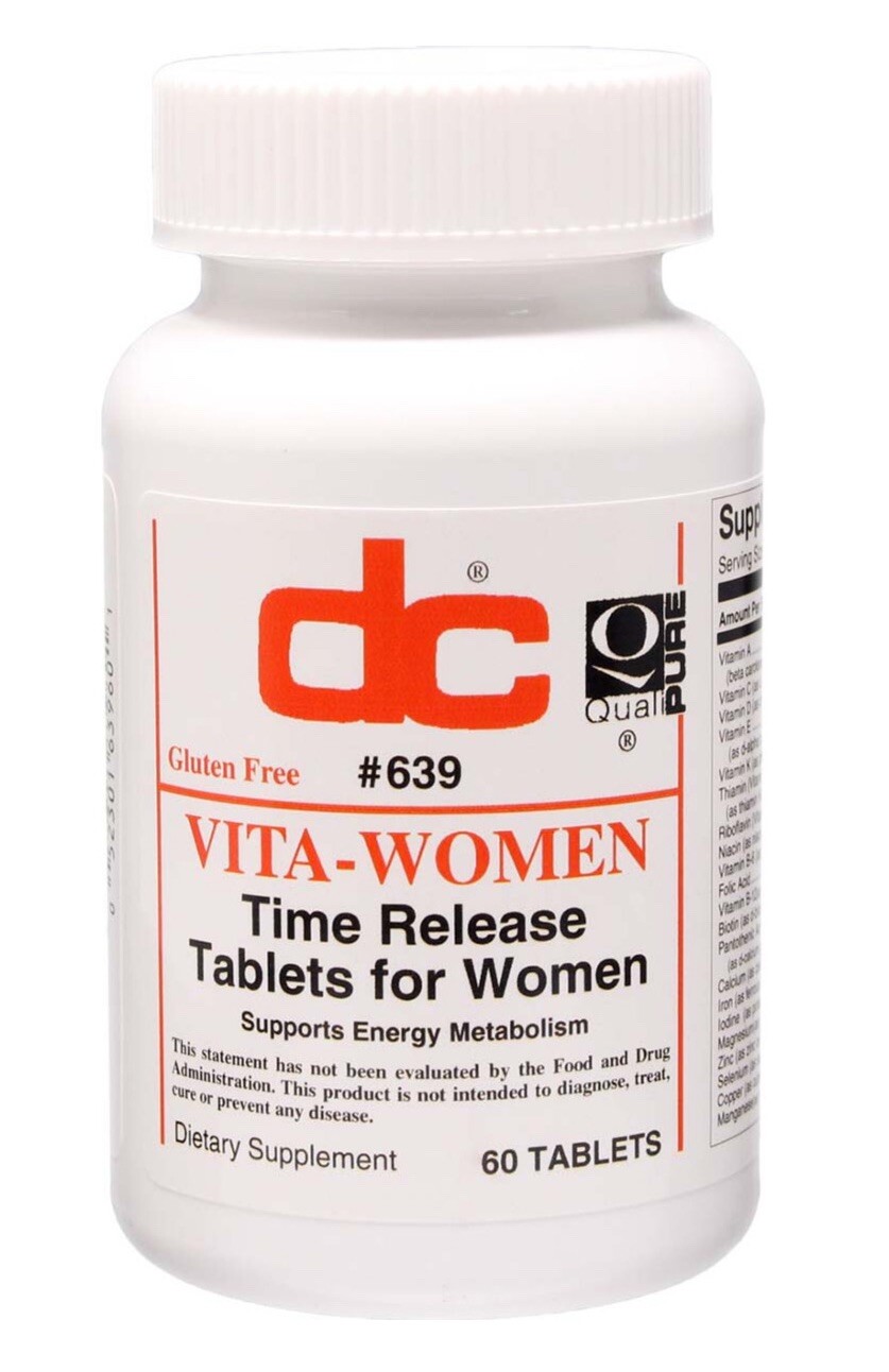 Vita-Women Time Release Multi-Vita, Herbal and Nutraceutical Formula for Women