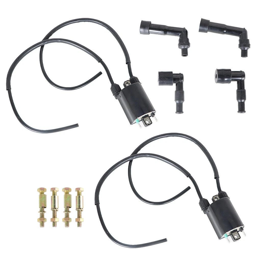 Set Of 2 Ignition Coils For Kawasaki Vulcan 1600 Nomad VN1600 2005-2008 – Caltric - View #3