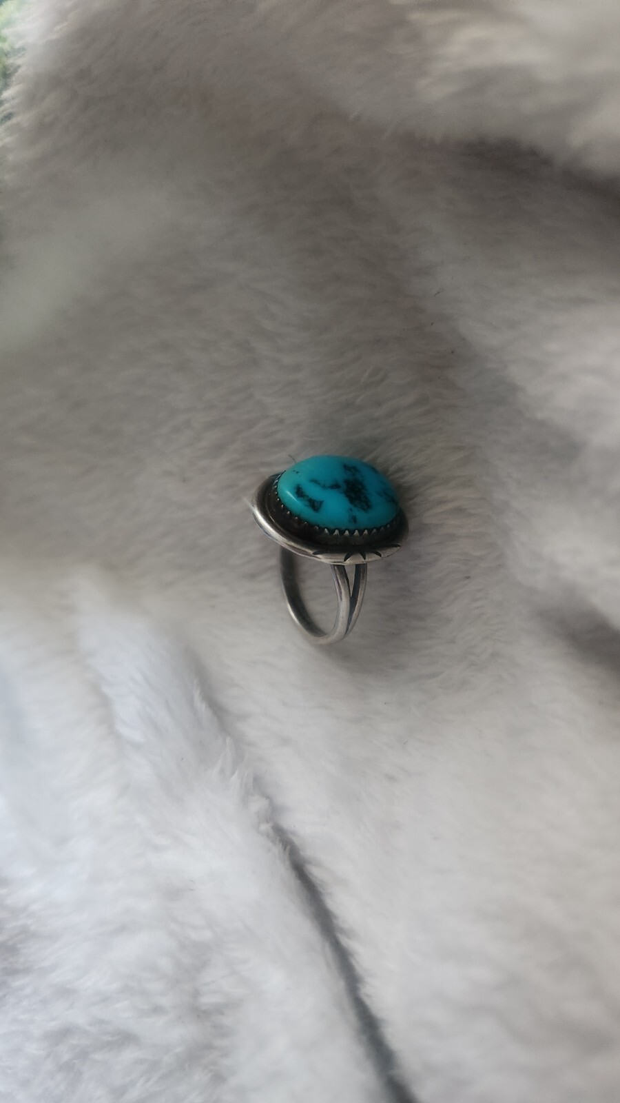 this ring features a beautifully designed silver … - image 2