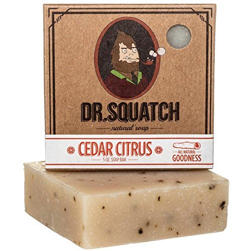 Dr. Squatch All Natural Bar Soap for Men with Heavy Grit, 3 Pack, Pine Tar