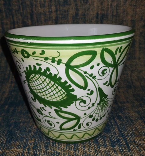 Maceta de cerámica vintage Nora Fenton pintada a mano de cerámica 6/107 5,5" - Imagen 4 de 8