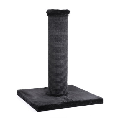 Kratzbaum Kratzstamm Scratchpost XXL Schwarz für große Katzen mit Sisal Säule