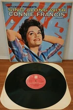 Connie Francis (Sing Along With) Vinyl LP Mati-Mor Superecords 8002 1961 MONO