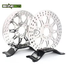 11.5" Front Rear Polish Brake Rotors for Harley Sportster XLH XL 883 1200 00-13