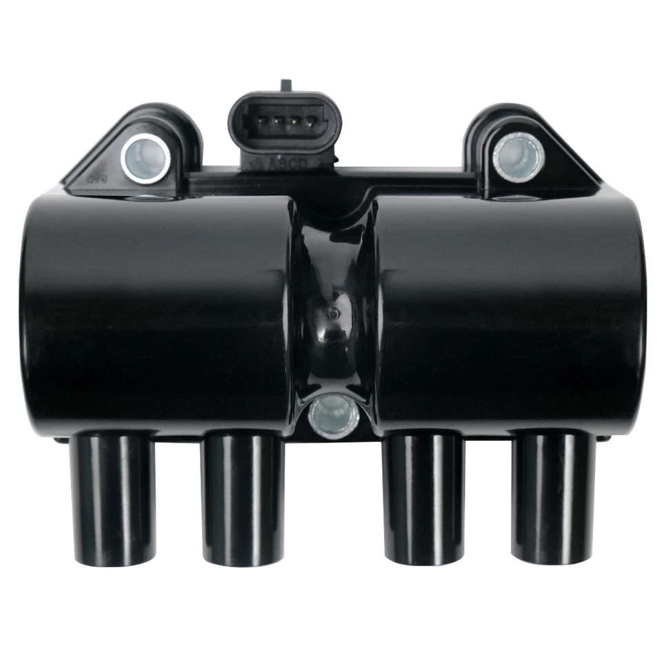 Bobina de encendido UF356 + 4 cables de bujía para Chevy Daewoo Lanos Isuzu 1,6 L 2,2 L Foto 2 de 4