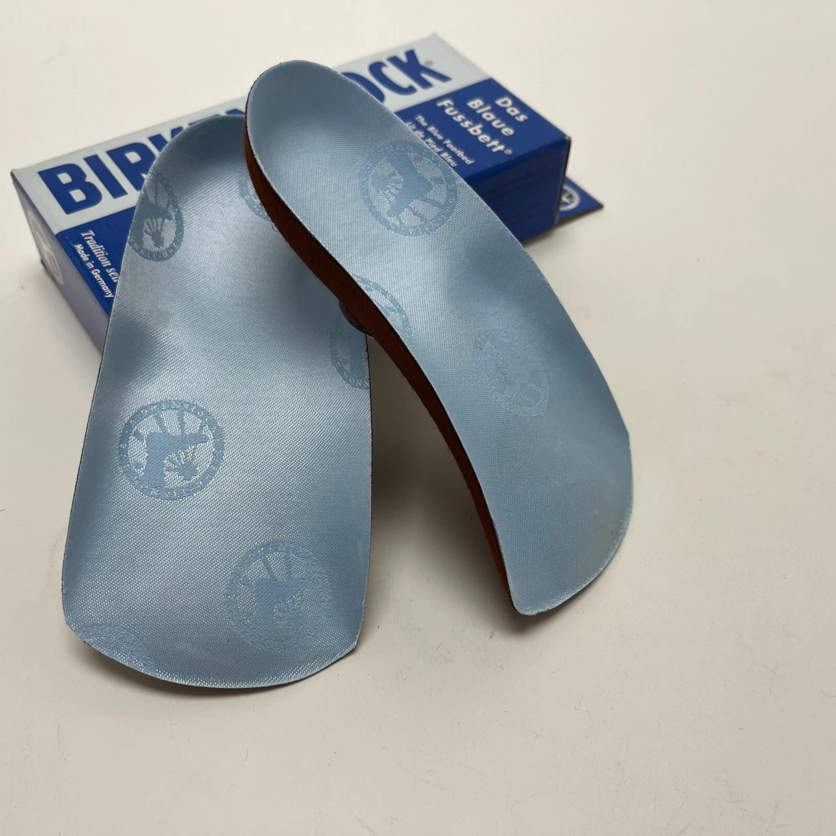 Birkenstock Arch Support Blue Insoles Women s size 7 NIB Wide Width
