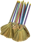 Vietnamese Soft Fan (Straw) Broom – 40 Inch Traditional Handcrafted - 10 Brooms