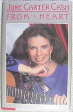 SIGNED From the Heart June Carter Cash 1987 1st Edition HC/DJ