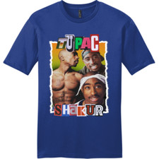 NEW Art Society THUG LIFE RANSOM Tee Shirt DEEP ROYAL SMALL-4XLARGE MADE IN USA