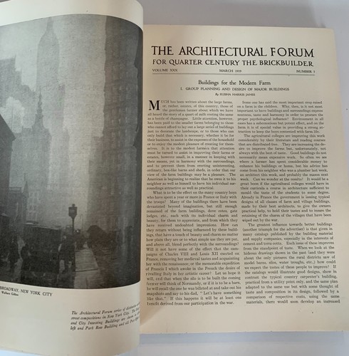 Architectural Forum 1919 Vols 30-31 All issues Bound together Amply Illustrated - Picture 9 of 20