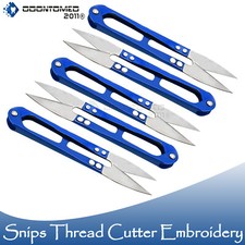 5Pcs Embroidery Sewing Snips Thread Cutter Scissors Nipper Thrum Yarn