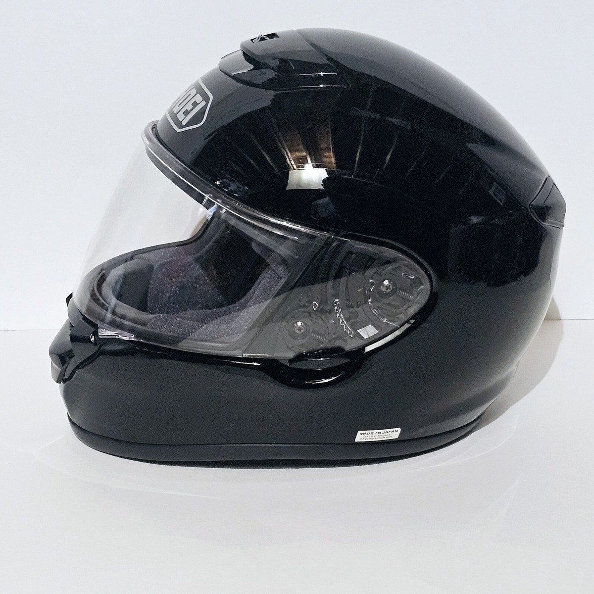 Shoei Qwest Motorcycle Helmet Pre Owned Black Gloss With Bag Shoei Qwest Motorcycle Helmet Pre Owned Black Gloss With Bag