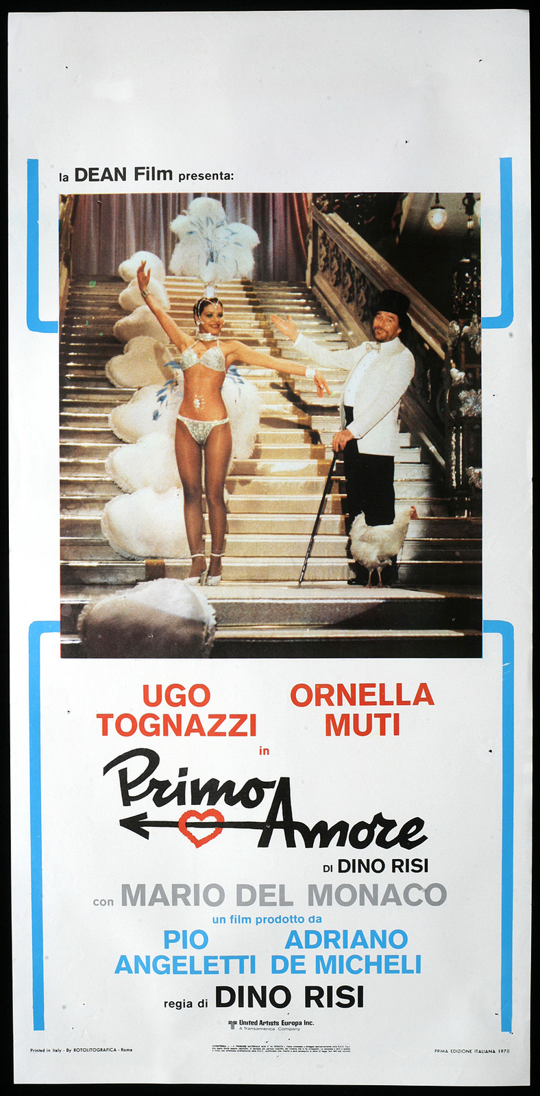 Locandina originale film Primo amore (1978) - Regia di Dino Risi