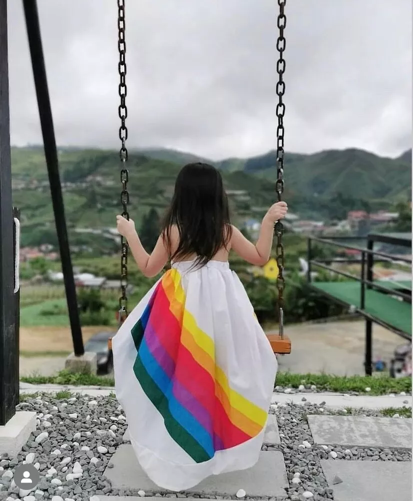 Pleiades rainbow best sale dress