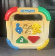 Rare - 1992 Fisher Price First Touch Crib Cassette Tape Player -Read Description