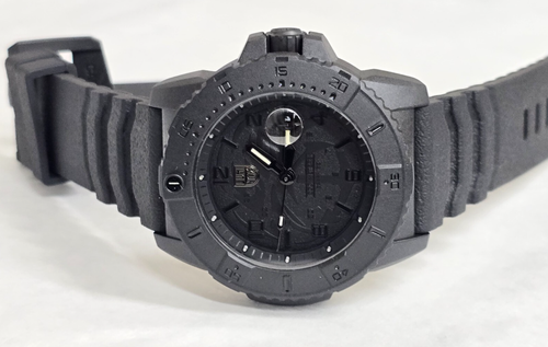 LUMINOX Navy SEAL Foundation 45mm Military Blackout Mens Watch XS.3601.BO.NSF - Picture 7 of 11