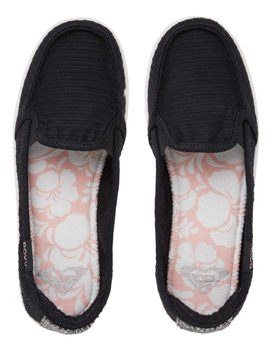 Roxy Women's Minnow Slip on Sneaker Shoe, Heather Concrete, 10 - Picture 5 of 6