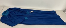 Vintage Long Nightgown Turtleneck Juniors L 15 16 Blue Sears Bazaar NWT