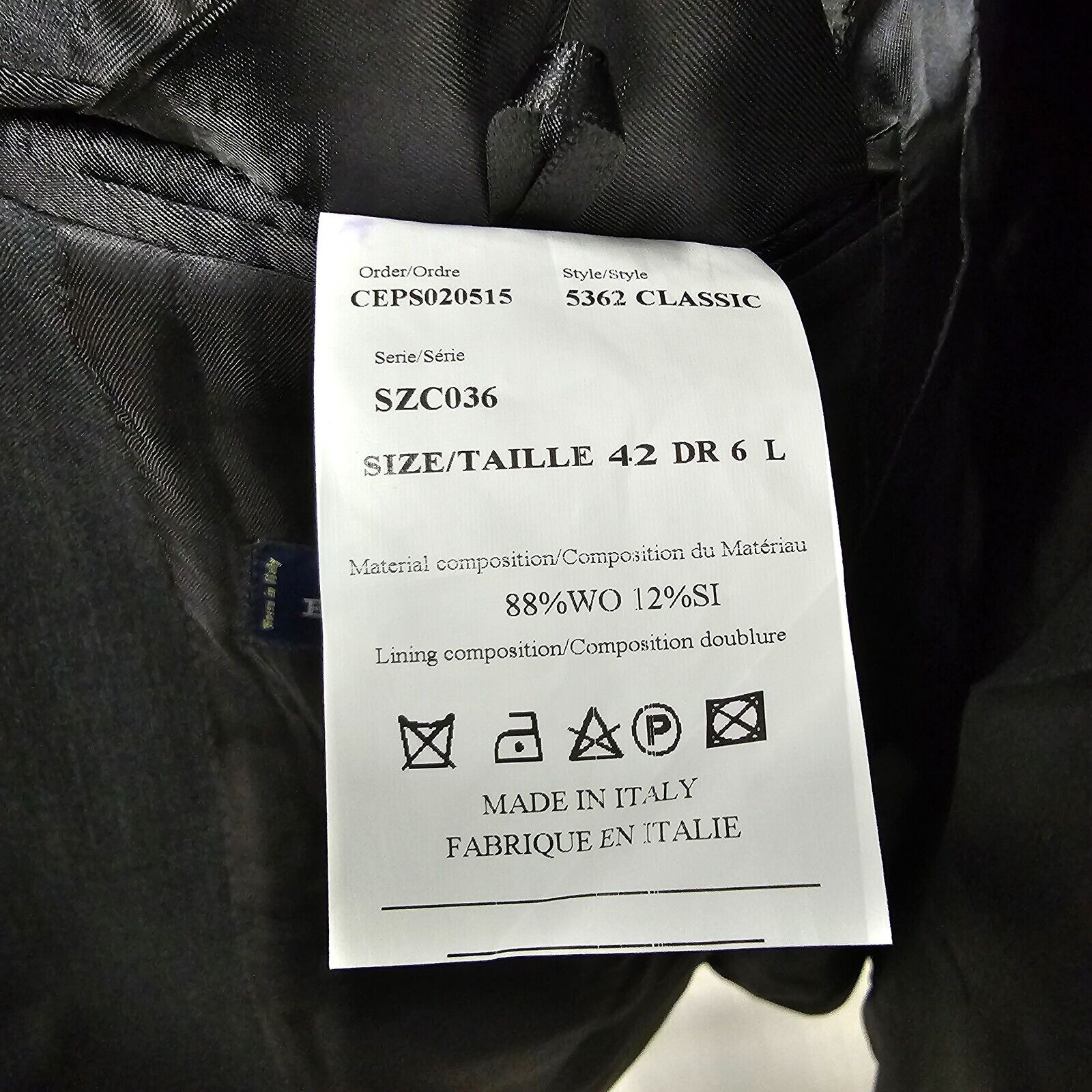 Saks Fifth Avenue 42L Gray Sport Coat Blazer Jack… - image 11