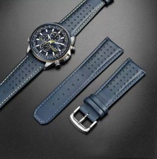Citizen 22mm 23mm Promaster Nighthawk Leather Watch Strap Band for BJ7007-02L