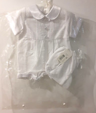 Starting Out Infant Baby Boy White Christening Outfit Baptism 3 Months