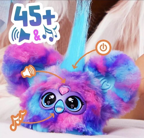 Furby Furblets 2-Pack, Mini Friends Luv-Lee & Mello-Nee, 45+ Sounds Each, Music - Picture 4 of 6
