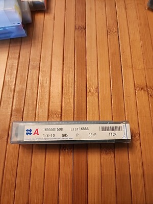 Osg 1655501508 16555 3/4-10 Gh5 P 3s/P Ticn New