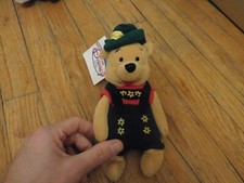 Walt DIsney Store Winnie Pooh October Fest German Bean Bag Toy NWT