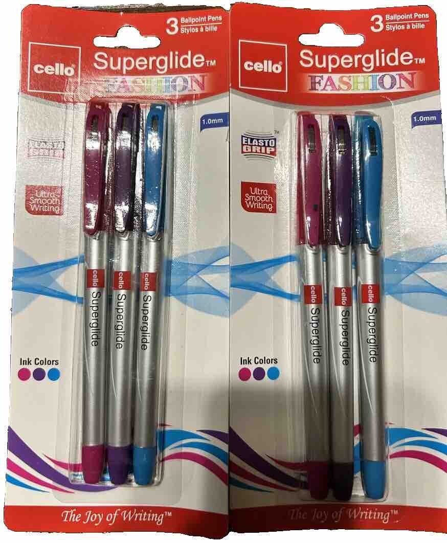 Cello Uno Cello Marathon Pen Cello Topball Click Ball Pen Blue