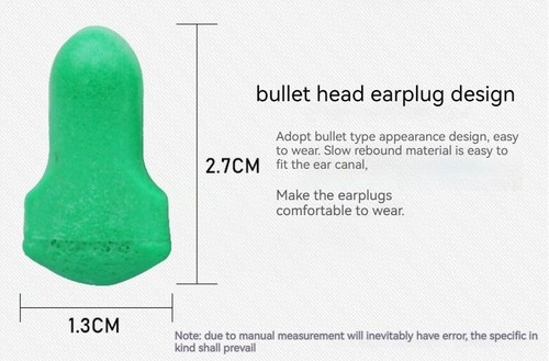 HONEYWELL Ear Plug LPF-1 Earplugs Noise Reduction Cancelling Sleeping Protective - Foto 4 di 14